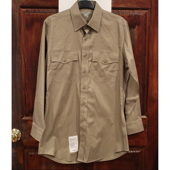 Agsu Ribbons AGSU Dress Shirt Long Sleeve Army Green Service Uniform For Males ...