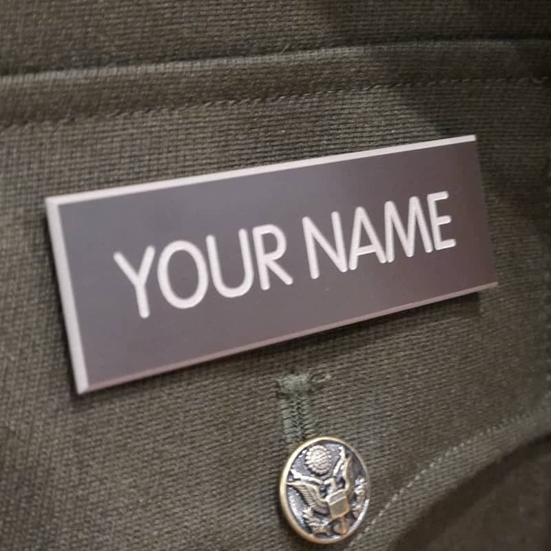 army dress blues name plate U.S. AIR FORCE METAL NAMETAG