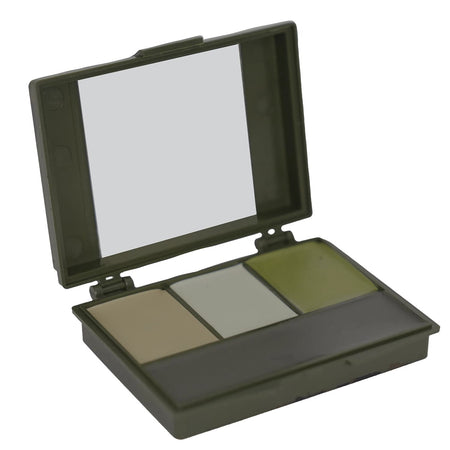 Rothco G.I. All Purpose Face Paint Compact and a mirror on a white background