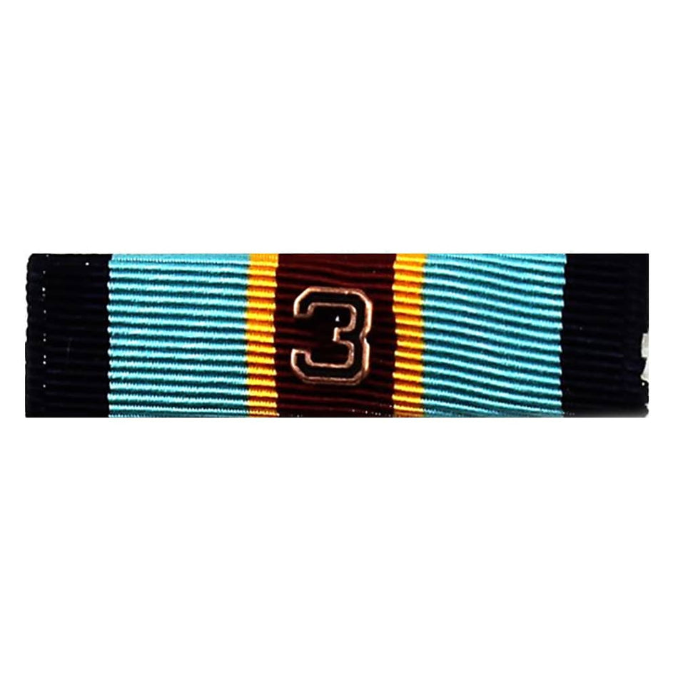 Army Overseas Service Ribbon with Awards Attached