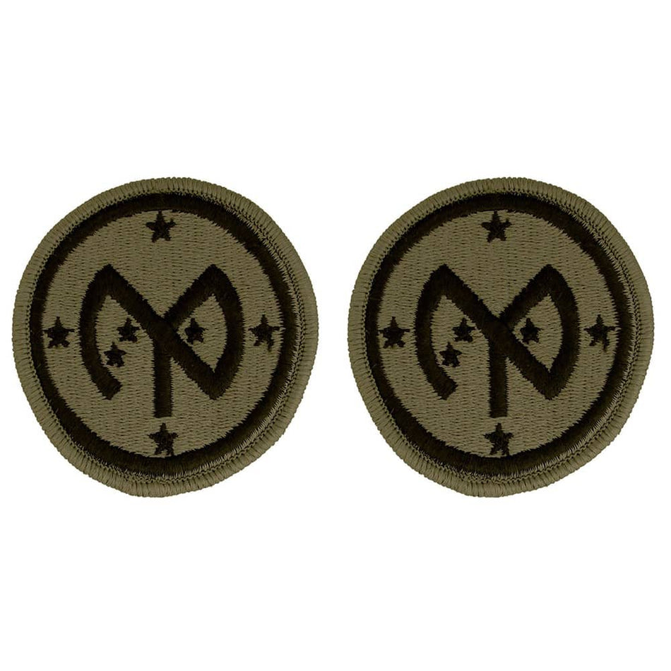 Army 27th Infantry Brigade OCP Patch With Hook Fastener - Pair