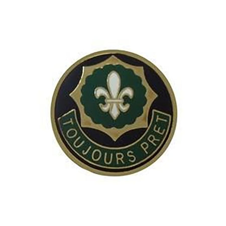 Army 2nd Cavalry Regiment Lapel Pin on a white background