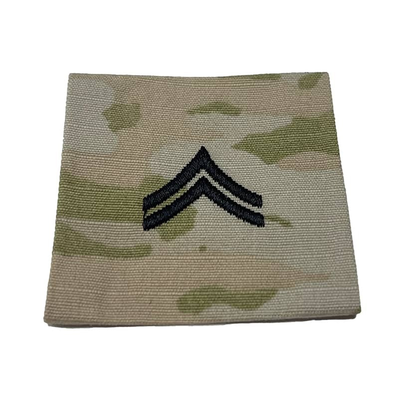 Army CPL Rank Insignia – Corporal OCP Sew-On Patch 2 x 2