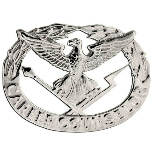 Army Career Counselor Badge Full Size With Mirror Finish