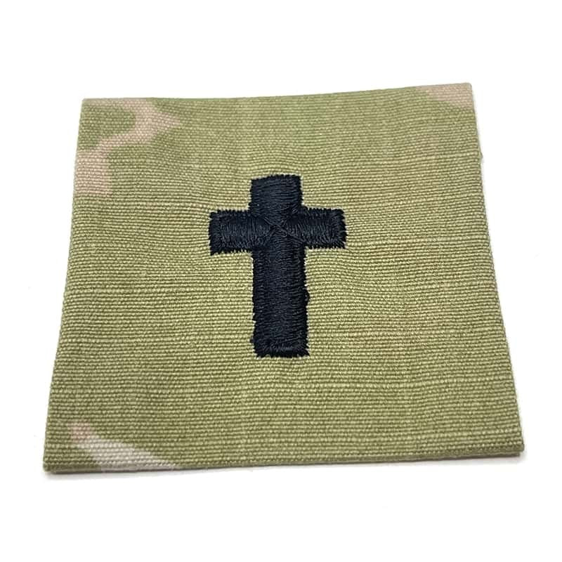 Army Chaplain Sew-On OCP Patch 2x2 – view 2