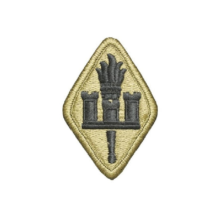 Army Engineer School OCP Patch on a white background