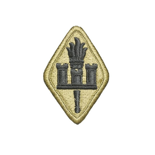 Army Engineer School OCP Patch With Hook Fastener