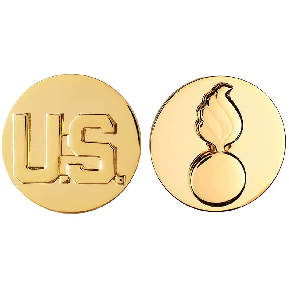 Army Enlisted Ordnance Branch with 'US' logo on a white background