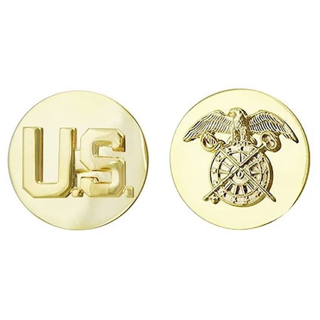 Quartermaster Branch Insignia Army Enlisted  and US Pin-on