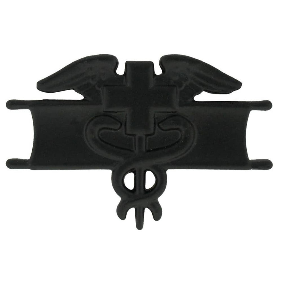 Expert Field Medical EFMB Army Badge Black Metal Pin
