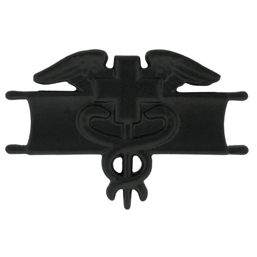Expert Field Medical EFMB Army Badge Black Metal Pin
