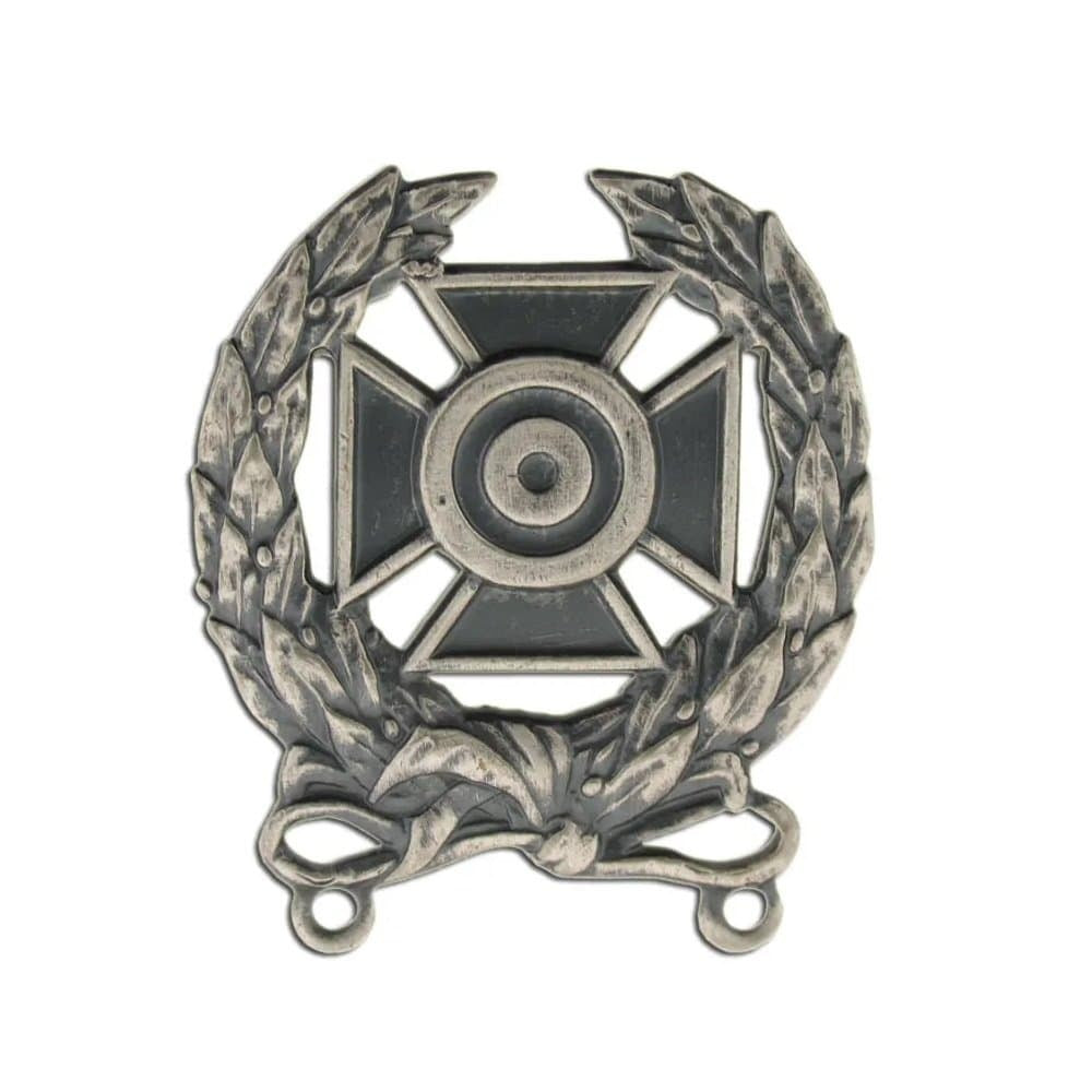 Army Expert Shooting Qualification Badge Silver Oxidized