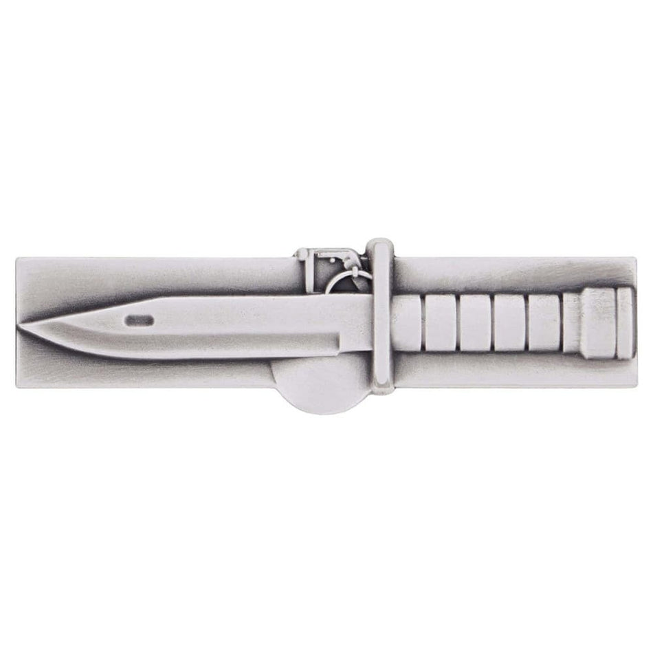 Army Expert Soldier Badge, Silver Oxide Pin