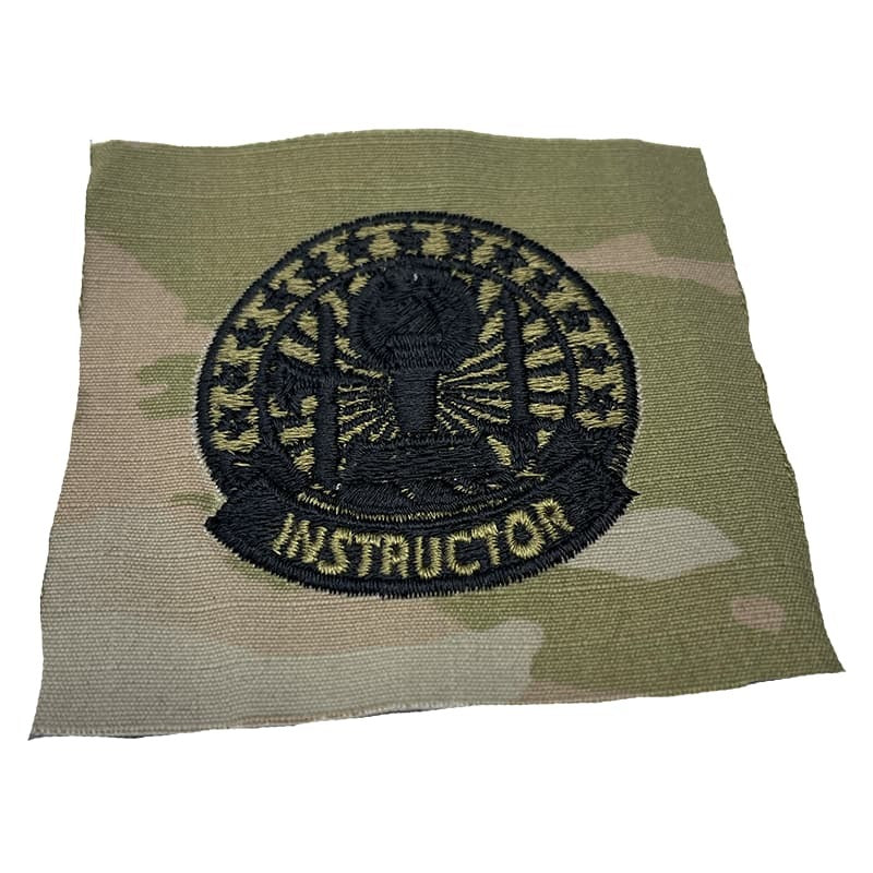 Army Instructor Badge Basic Sew On OCP Patch – view 2