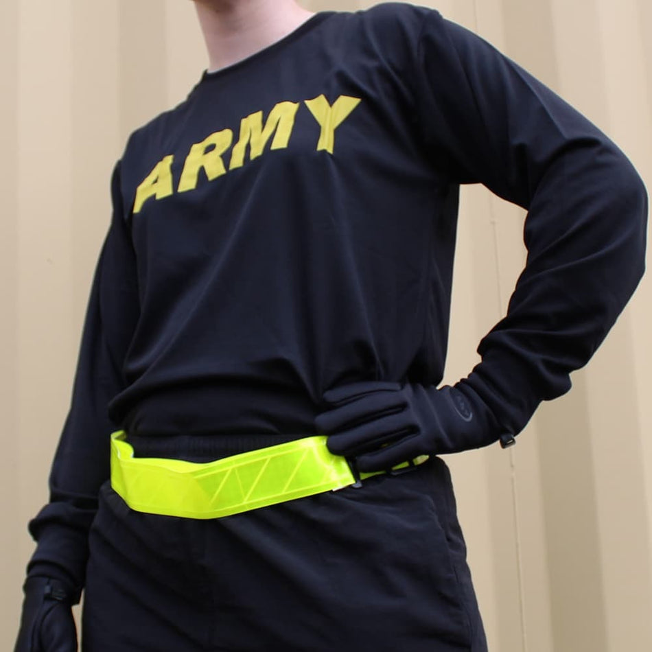 Army Long Sleeve PT Shirt APFU Training Top 100% Polyester - Used
