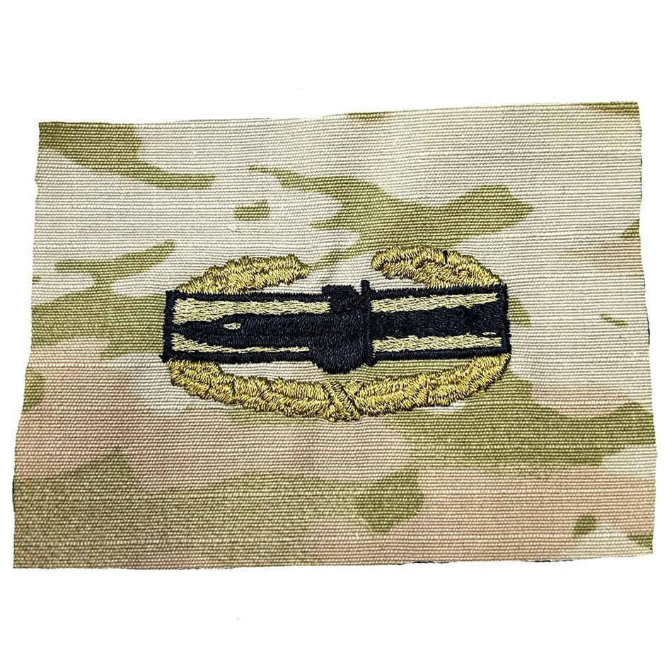 Army Master Combat Action Badge – 1st Award OCP Sew-On with Gold Wreath