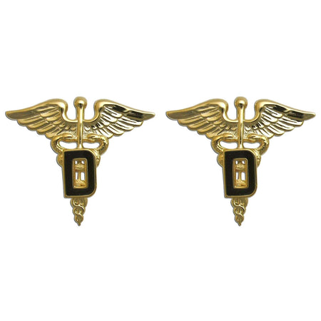 Medical Dental Branch Insignia Army Officer Pins - Set of 2
