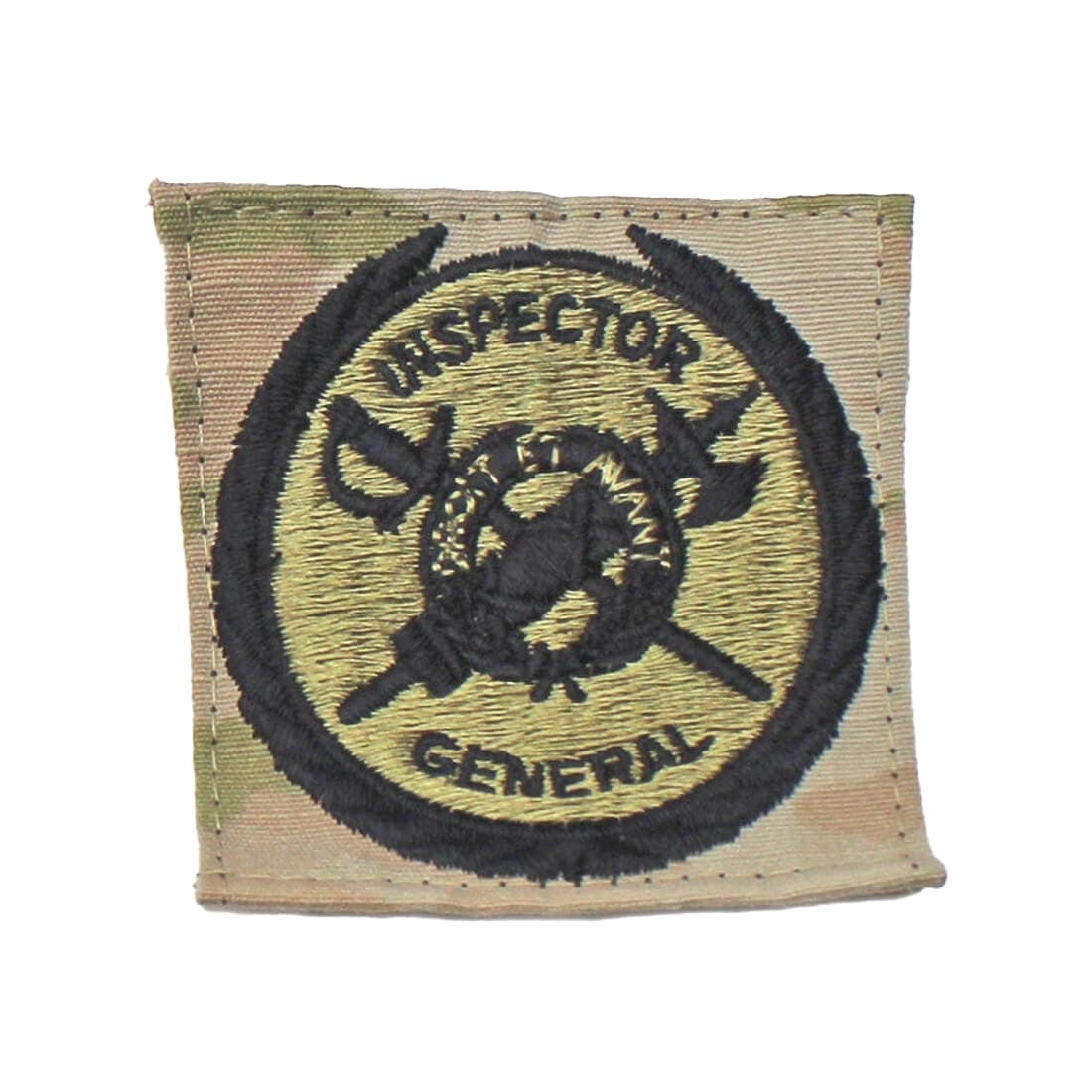 Army OCP Inspector General IG Badge on a white background