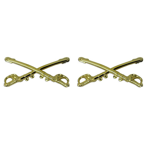 Cavalry Branch Insignia Army Officer Pins - Pair