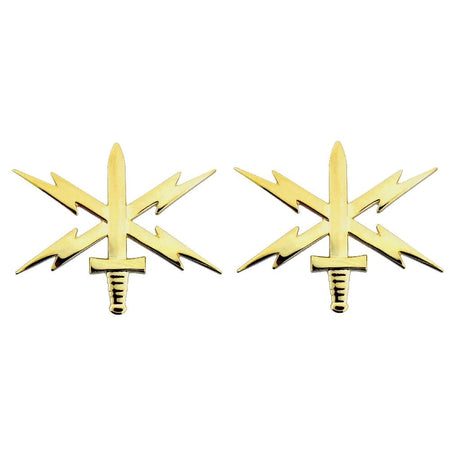 Army Officer Cyber Warfare Branch of Service Insignia on a white background