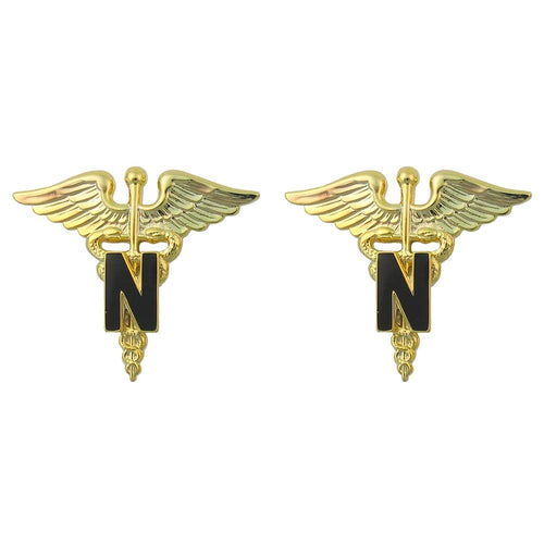 Medical Nurse Branch Insignia Army Officer - Pair