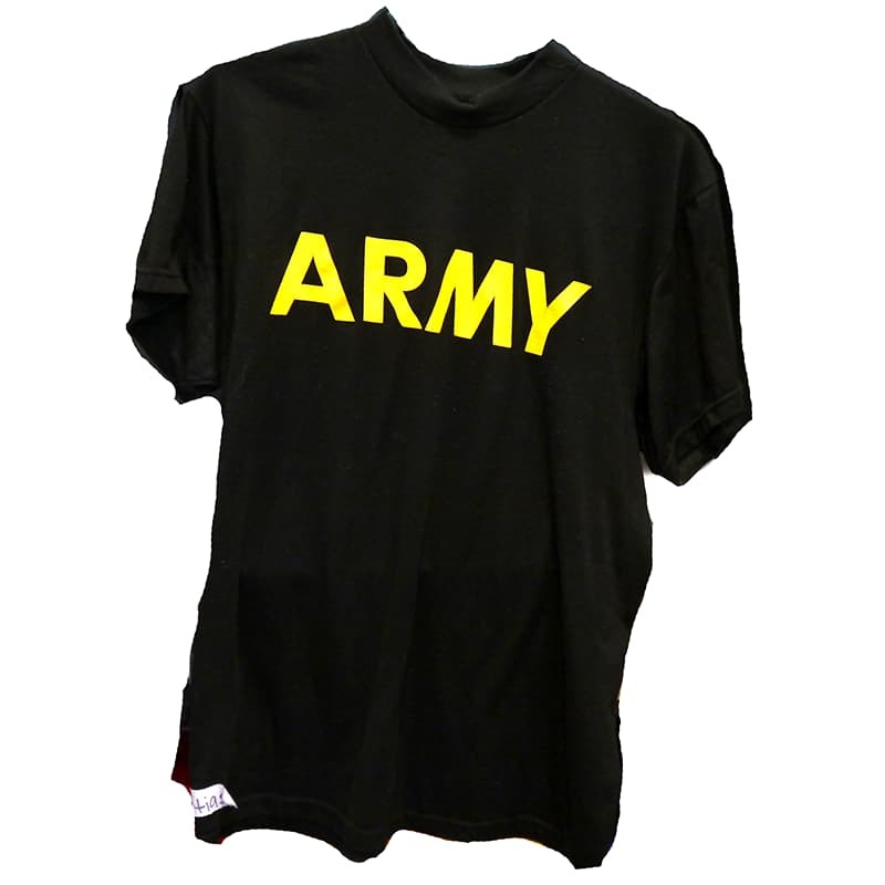 Army PT Shirt APFU Physical Training Short Sleeve Shirts USGI - Used