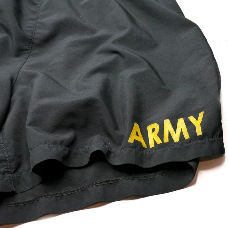 US.ARMY / ボトム/--/ナイロン/BLK/無地 Army PT Shorts APFU Physical Fitness Uniform - New and Used