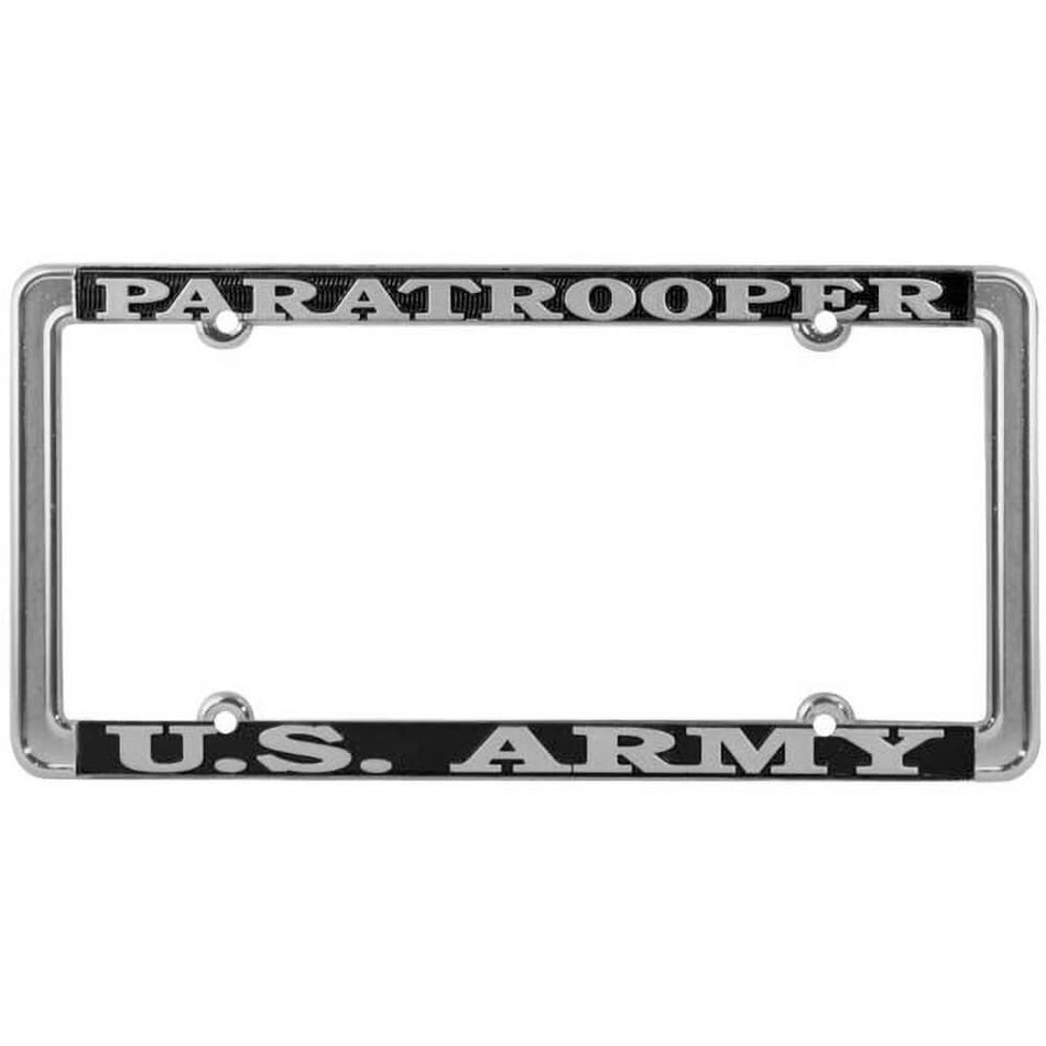 US Army Paratrooper Thin Rim License Plate Frame