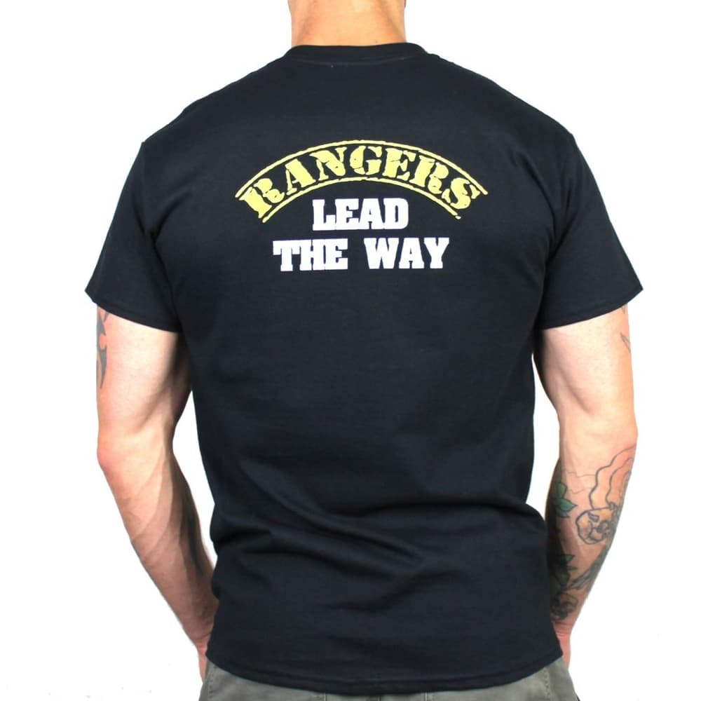 Army Ranger T-Shirt In Black Back Side