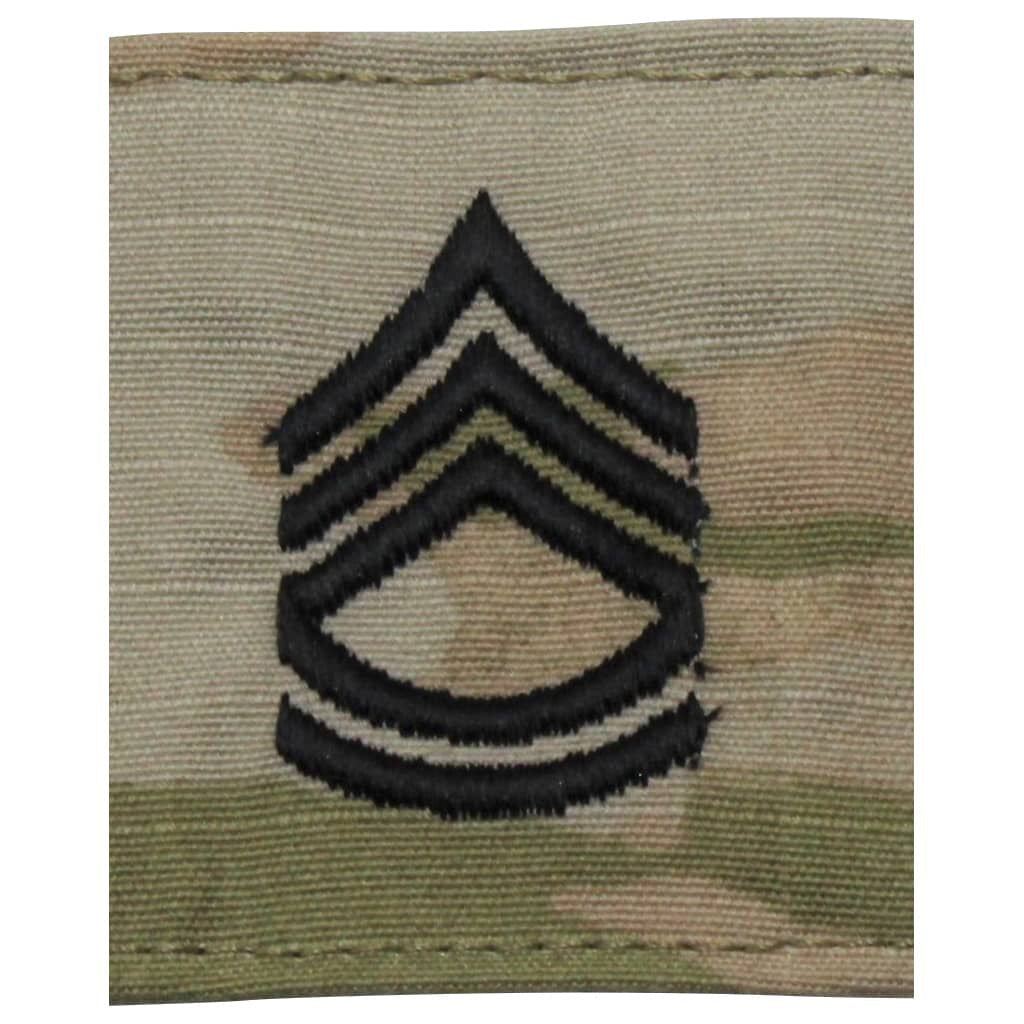 SFC Sergeant First Class Army Rank Gore-Tex Slide On OCP Patch