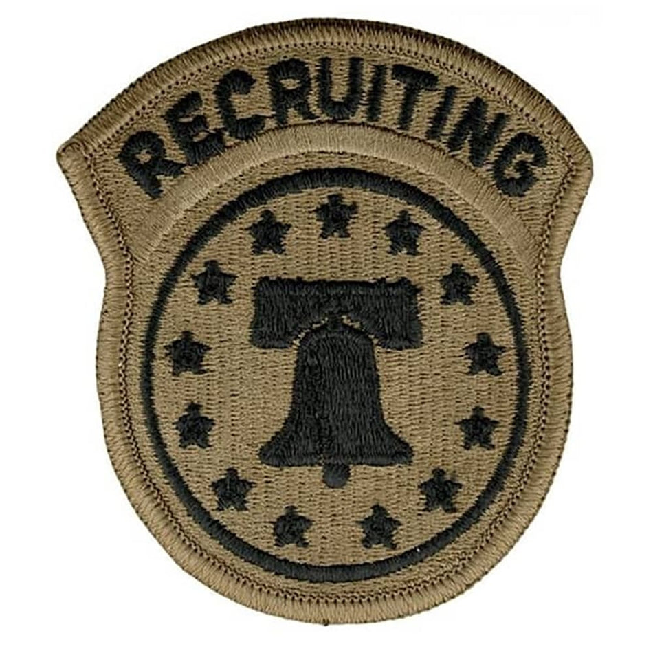Army Recruiting Command OCP Patch on a white background