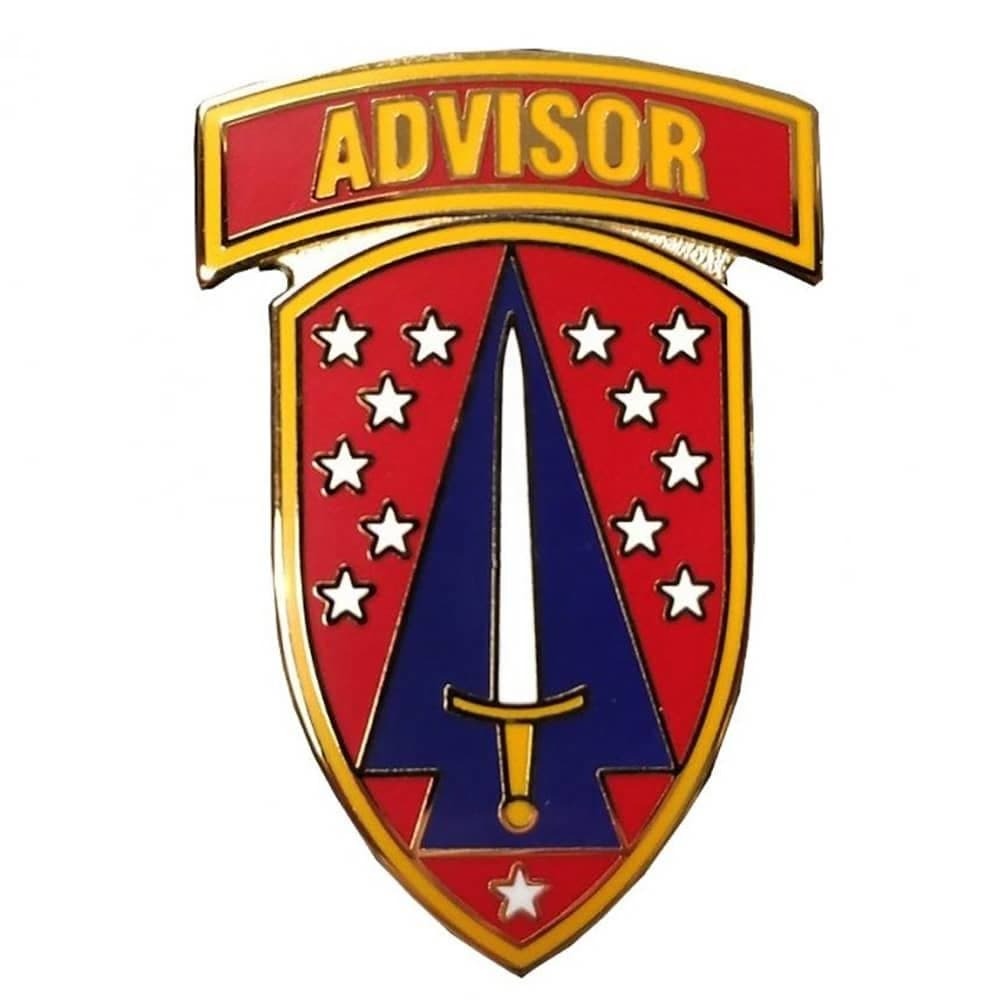 Army Security Force Assistance Brigade SFAB Badge on a white background