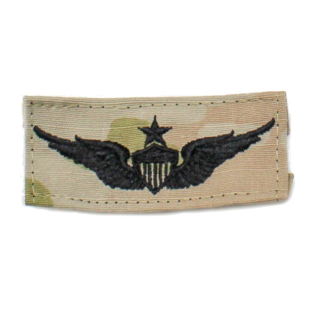 Army Senior Aviator Badge – OCP Sew-On 3-Color OCP Fabric Made in