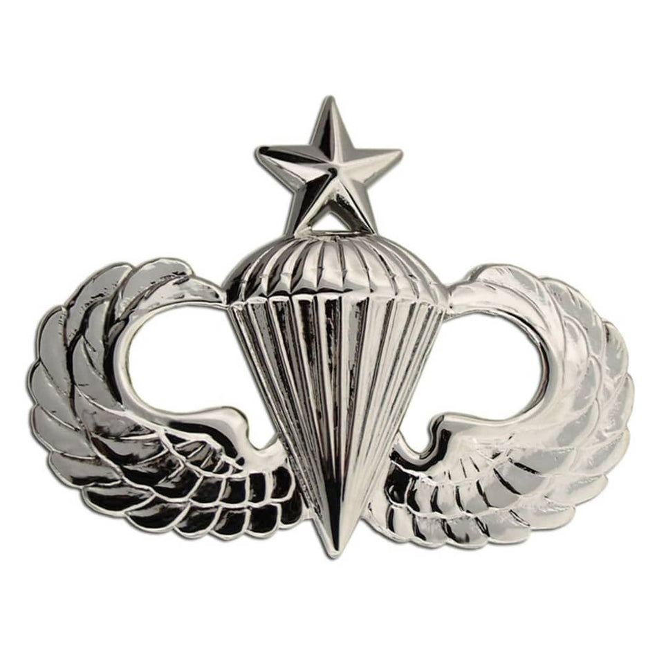 Army Senior Parachute Badge Full Size With Mirror Finish