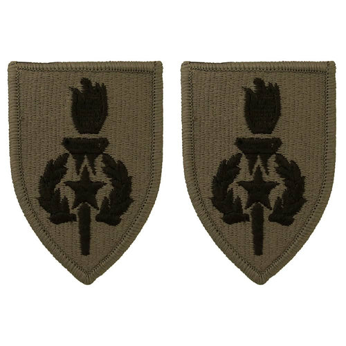 Army Sergeant Major Academy OCP Patch With Hook Fastener  - Pair