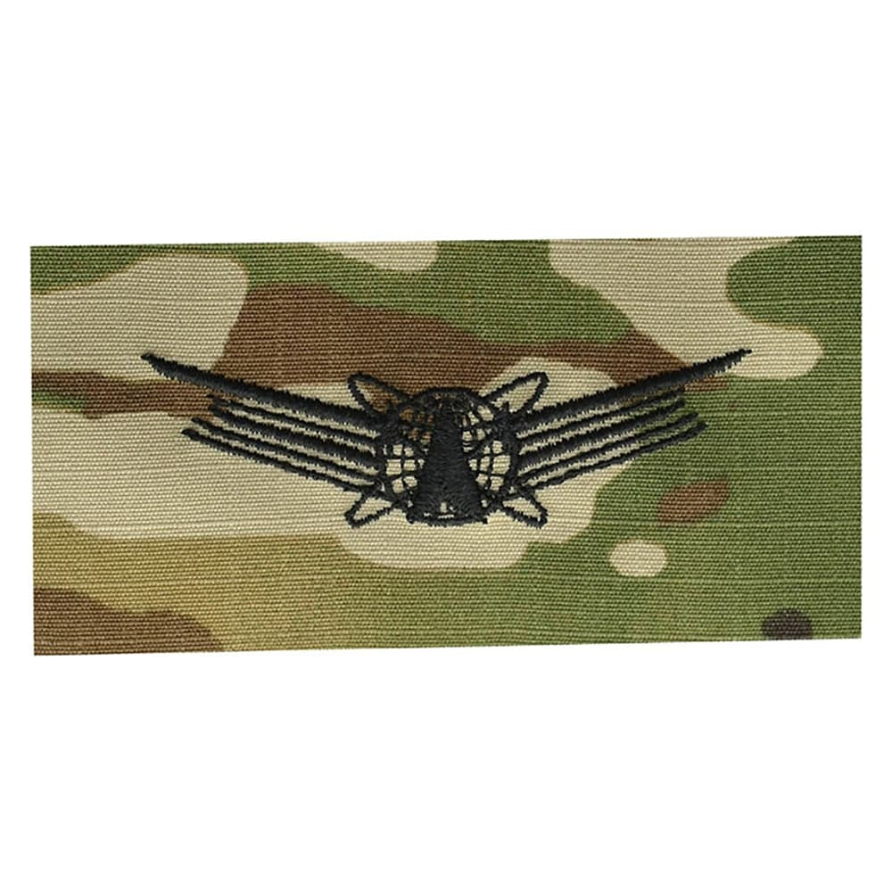 Army Space Basic Badge on OCP fabric
