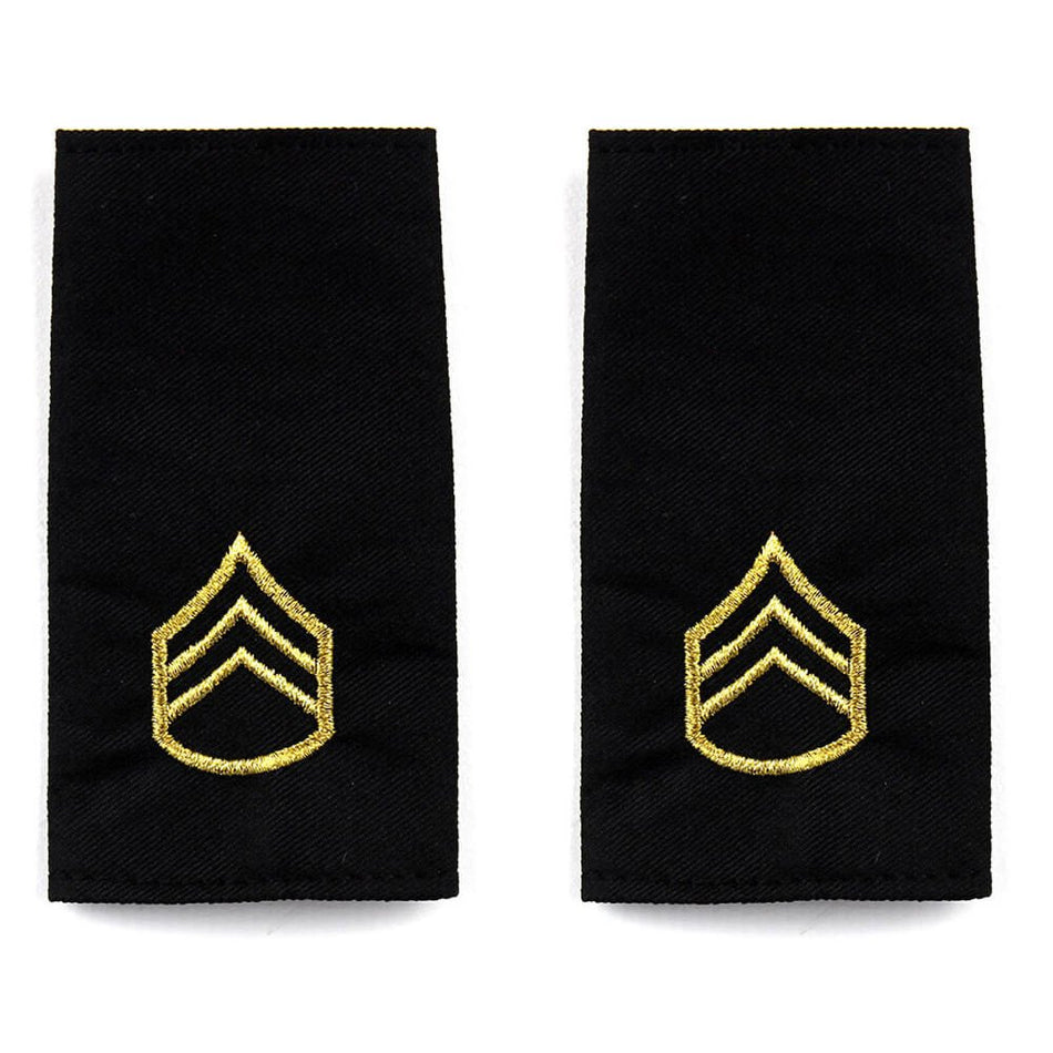 Staff Sergeant Army Rank Epaulets Shoulder Boards - Long