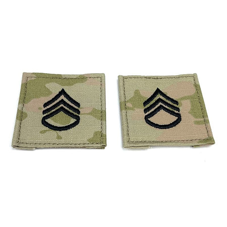 Army Staff Sergeant Rank Patch – SSG OCP 2x2 Hook and Loop 