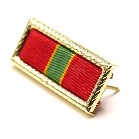 Army Superior Unit Award Ribbon with red and green ribbon on a white background