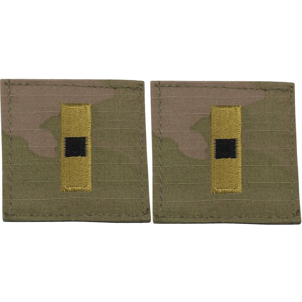 Army WO1 Warrant Officer 1 Rank OCP Patch With Hook Fastener - Pair