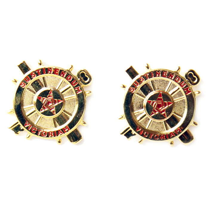 Army Logistics Branch Insignia – Officer Collar Devices Set of 2