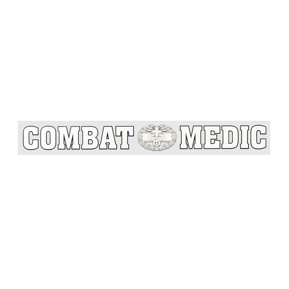 Combat Medic Window Strip Decal 14.5" x 1.75"