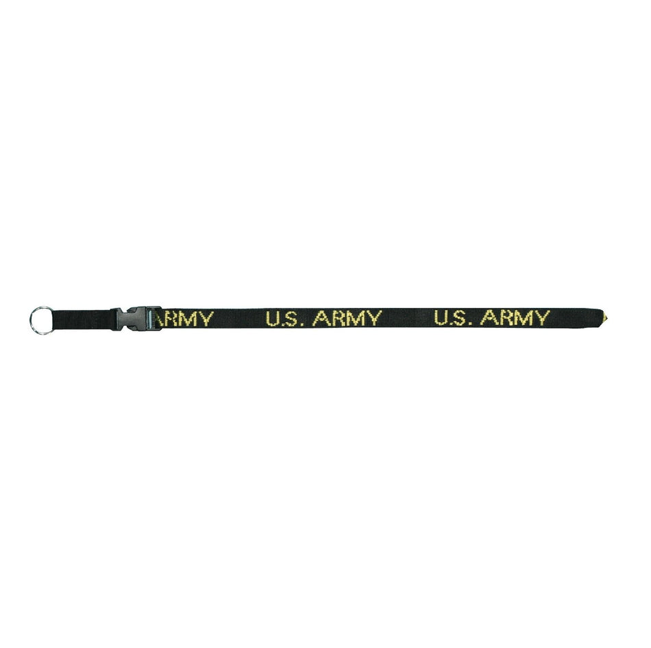 Army Gold and Black Lanyard