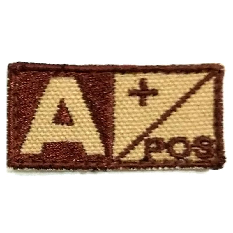 Blood Type Patch OCP 2"x1" with Hook Back