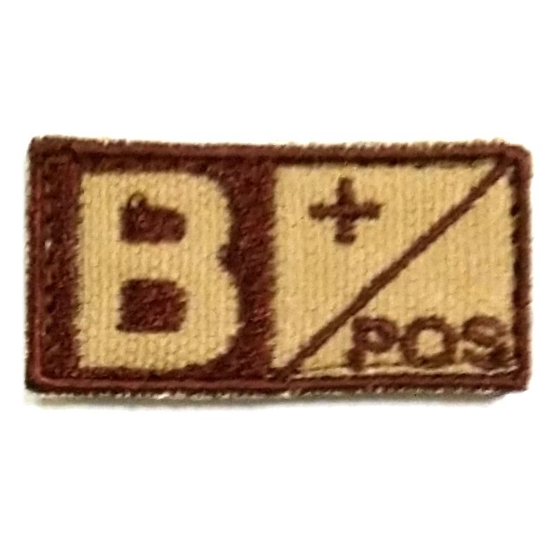 Blood Type Patch OCP 2"x1" with Hook Back – view 3