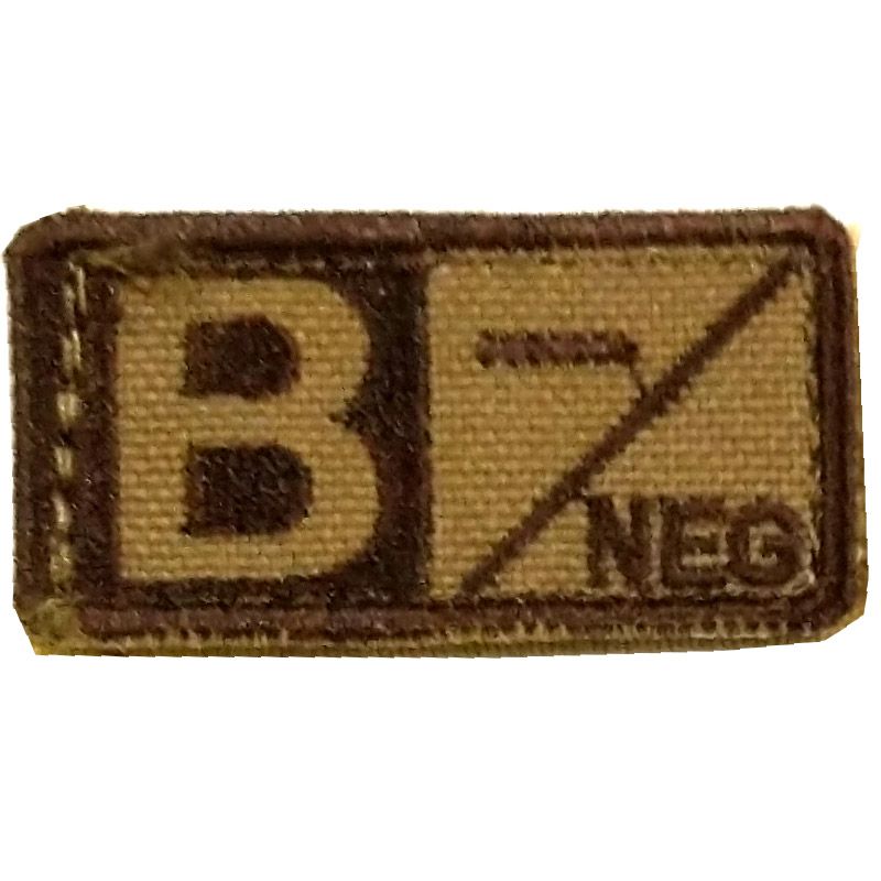Blood Type Patch OCP 2"x1" with Hook Back – view 4