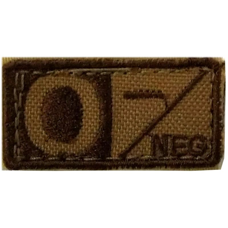 Blood Type Patch OCP 2"x1" with Hook Back – view 8