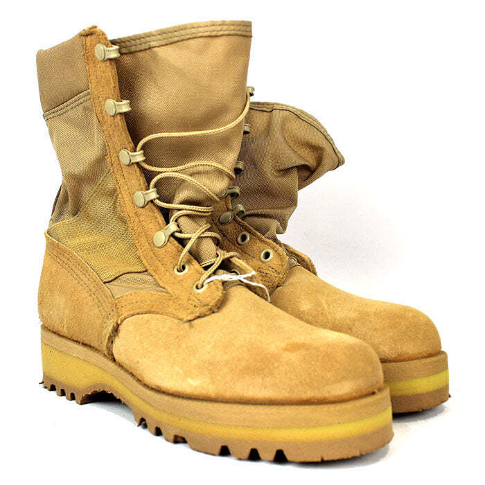 Army Hot Weather Desert Sand Combat Boots Made in the USA