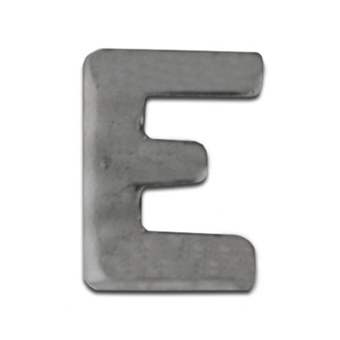 Letter "E" Silver Ox 3/16" Navy Marksmanship Expert