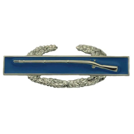 Army Combat Infantry AE Silver Metal Auto Emblem